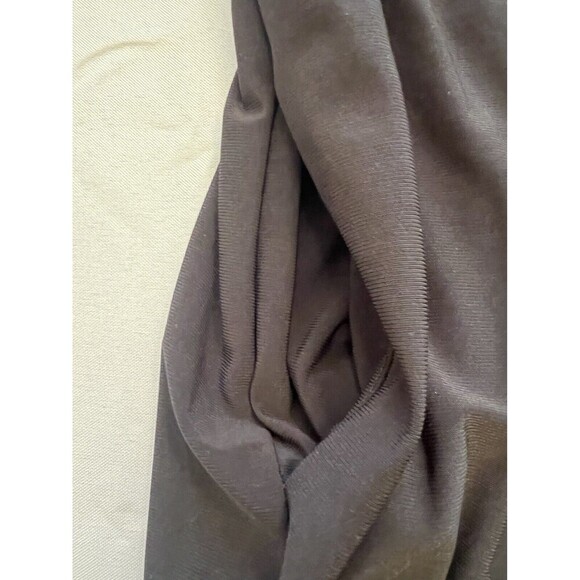 LAST TANGO Black Jumpsuit XL VNeck Dolman Split Sleeve Ankle Slit Pocket Stretch - Picture 11 of 15